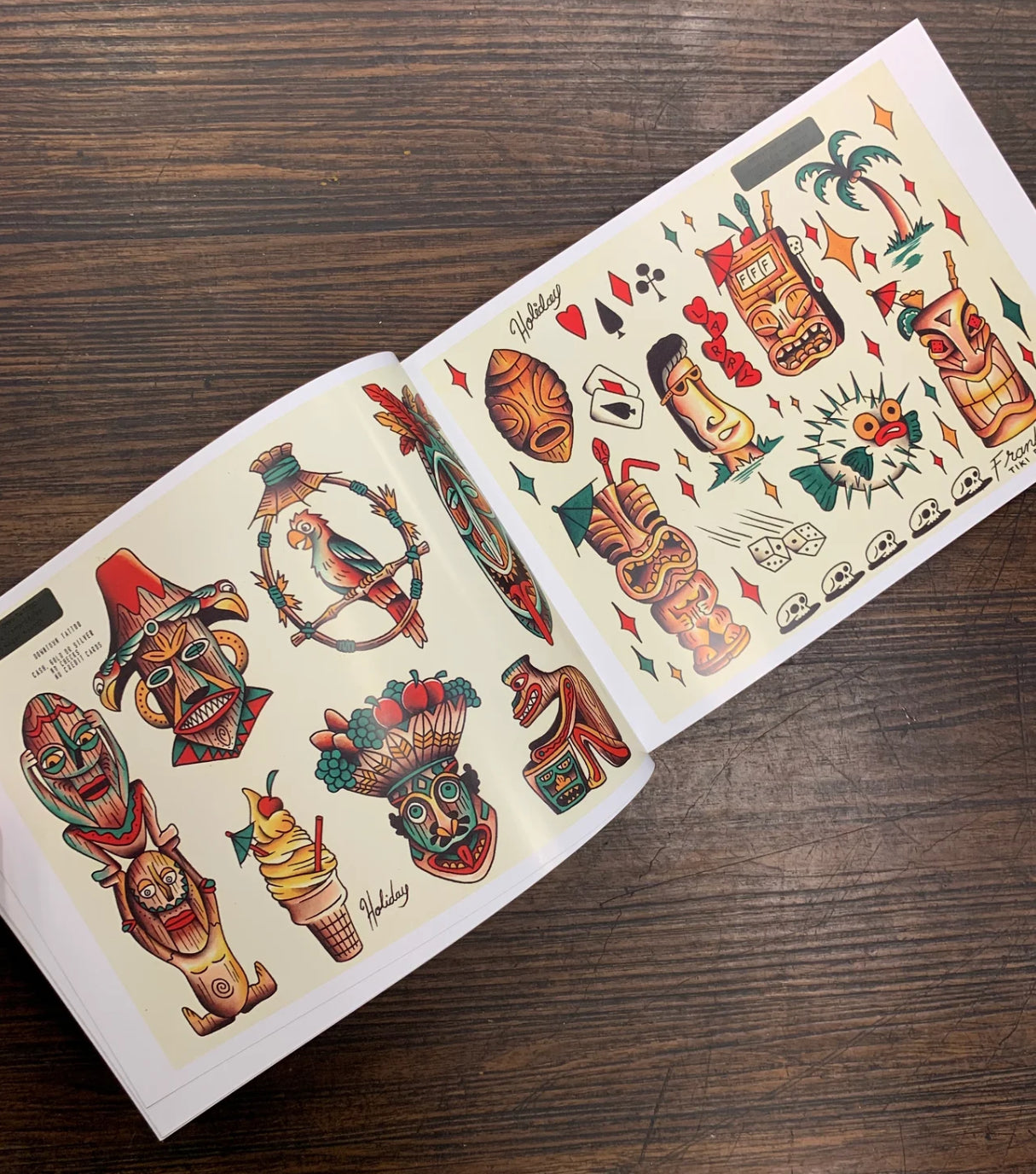 TIKI TATTOO DESIGNS BY BUDDY HOLIDAY